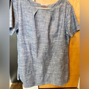 Blue shift dress